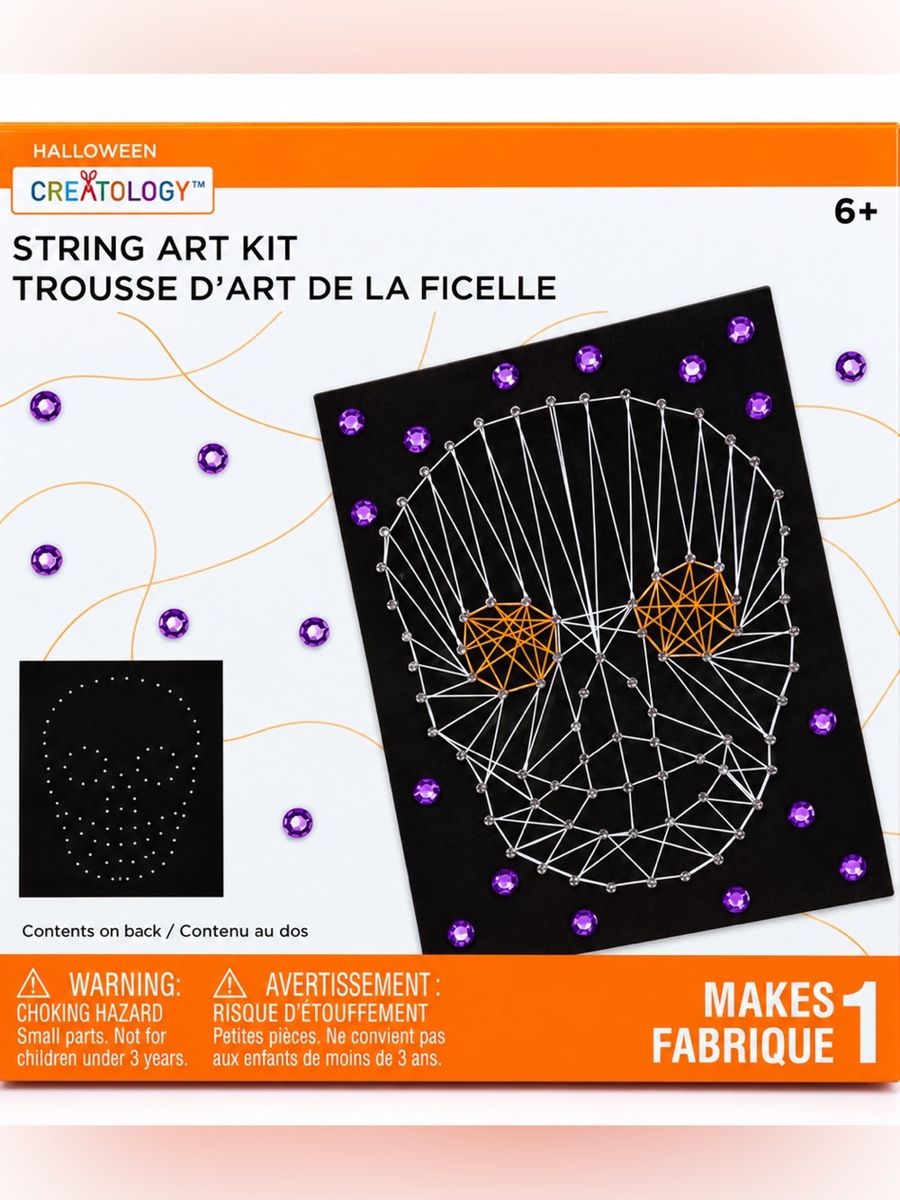 Creatology Halloween Skull String Art Kit – DIY Kids Craft